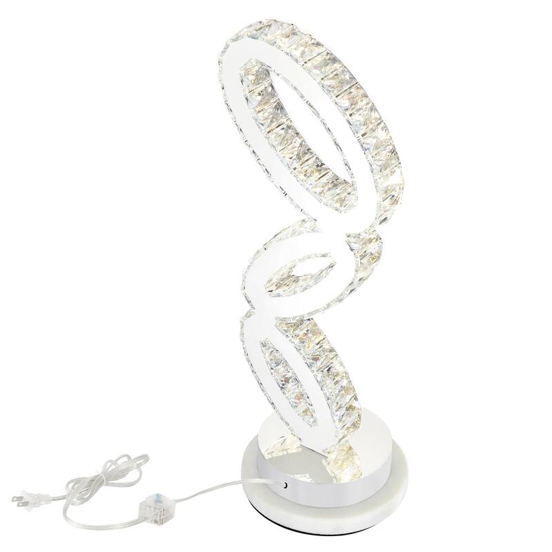 Balanced LED Table Lamp With Chrome Finish