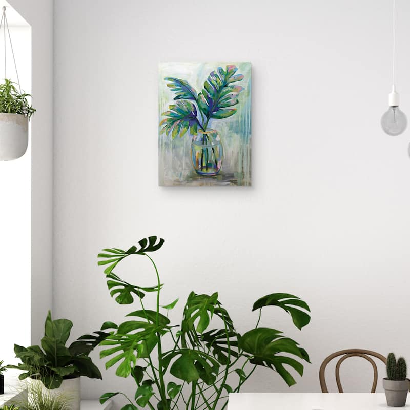 Palm Leaves II Canvas Art Print