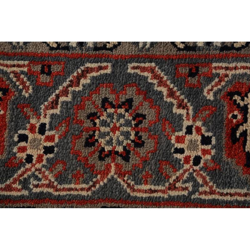Traditional Indian Viss Area Rug Handmade Wool Carpet - 5'10"x 8'11"