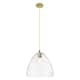 Option Brushed Brass / Clear Shade