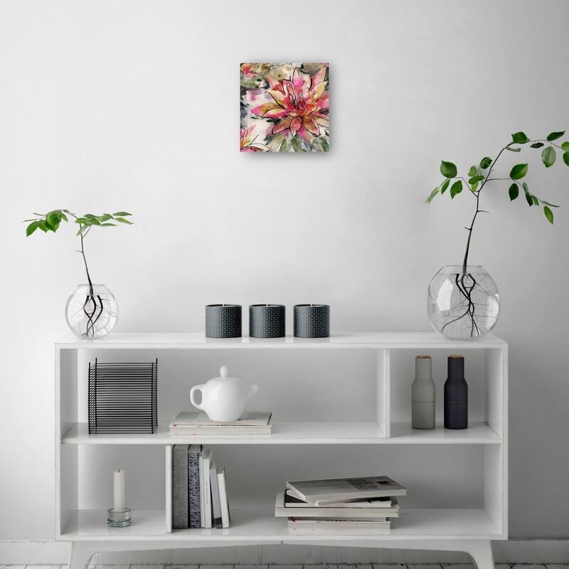 Lotus Blossom By Studio Arts Canvas Art Print
