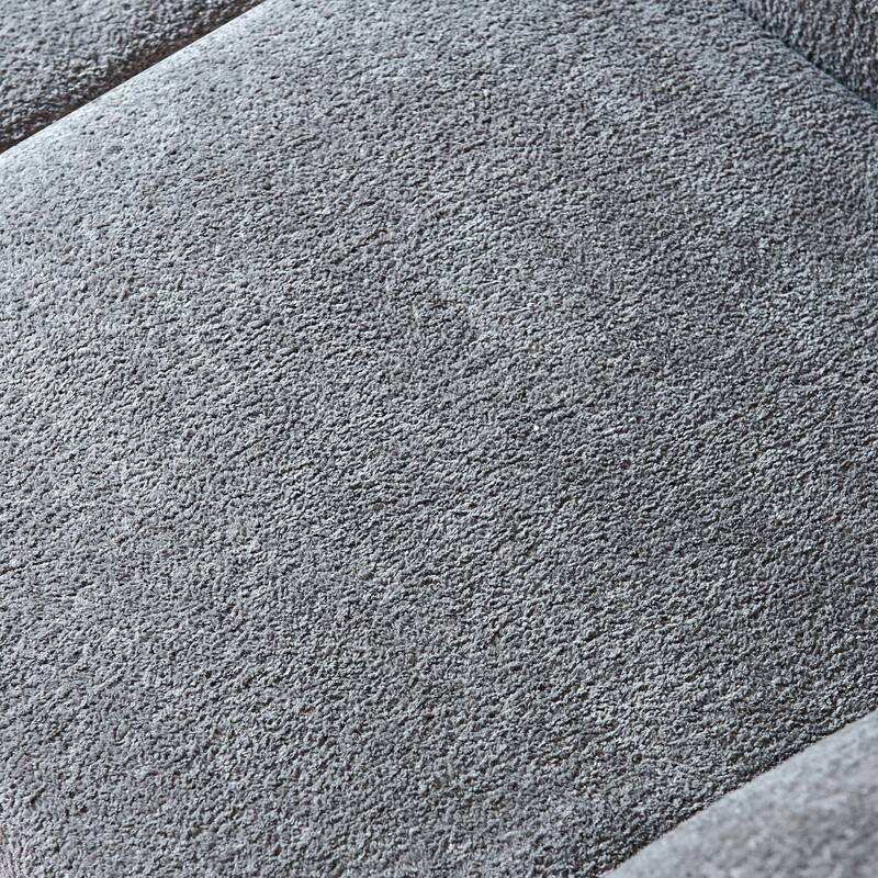 Velvet 2-Seater Sofa Couch, Chaise Lounge Sofa with High-Density Cushions, Corduroy Loveseat Sofa Recliner Sofa