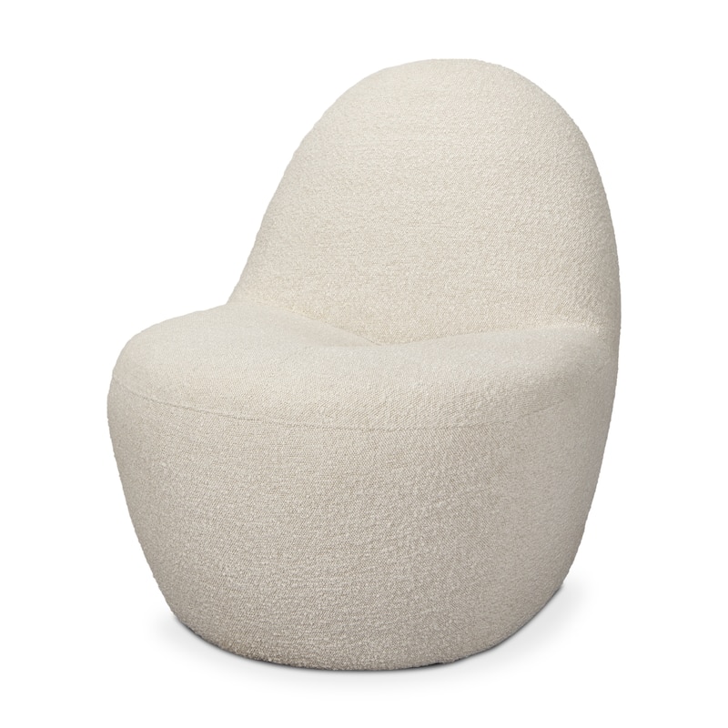 Beverly Beige Chenille Accent Chair