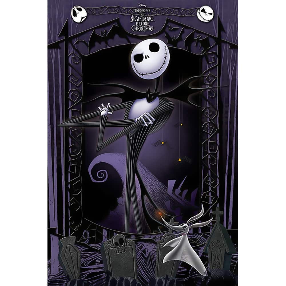 Nightmare Before Christmas- Its Jack Art Poster - 24 x 36 Inch