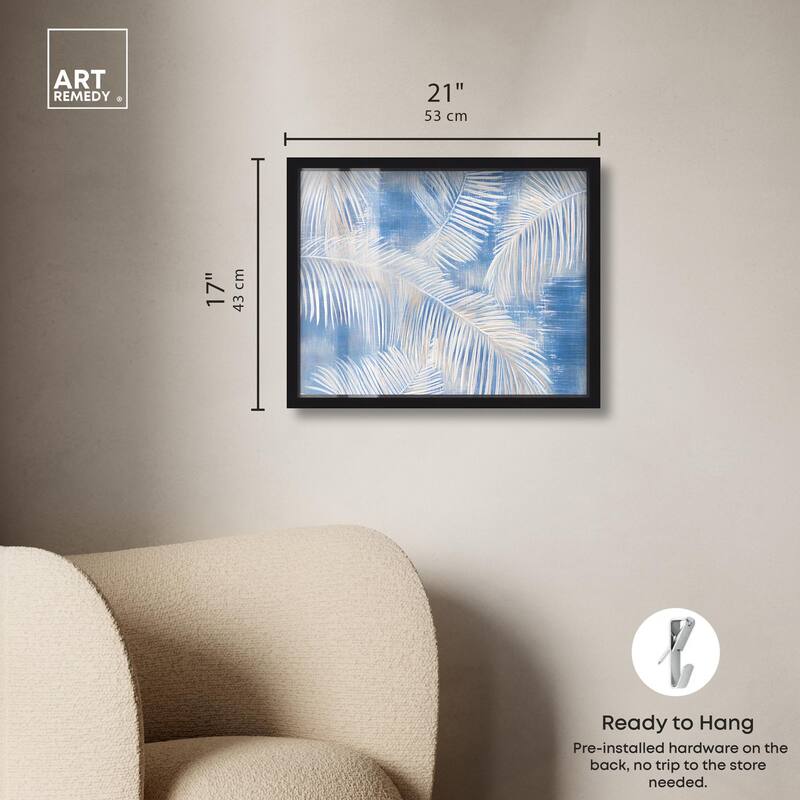 Sky Palm Silhouettes Shadowbox by Art Remedy