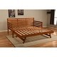 preview thumbnail 13 of 13, Solid Wood Daybed Frame with Twin Pop-Up Trundle Bed