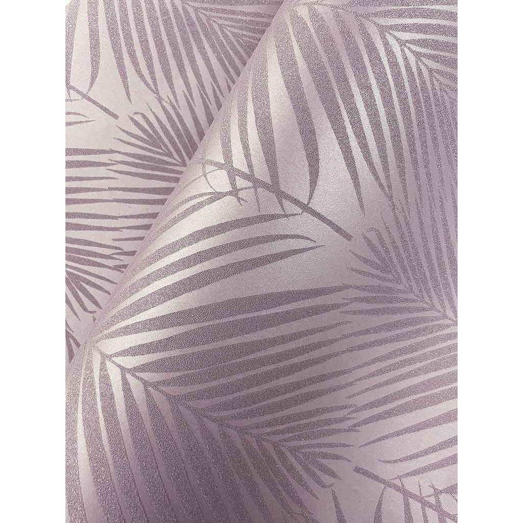 Seabrook Designs Persei Palm Glass Beaded Unpasted Wallpaper