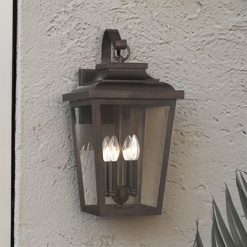 The Great Outdoors 72173-C Irvington Manor 4 Light 21" Tall Outdoor