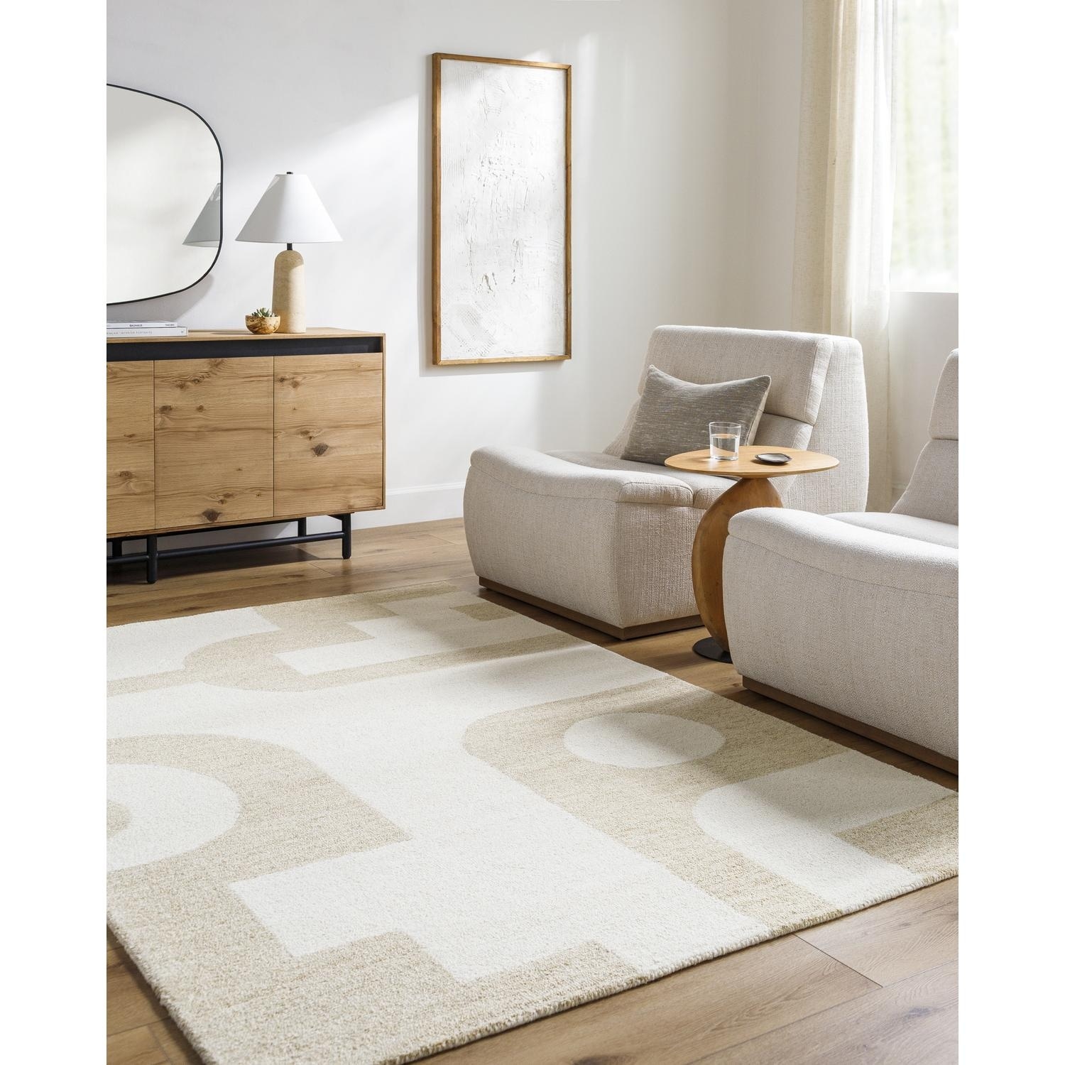 Livabliss Scandinavian Bournemouth Graphic Area Rug.