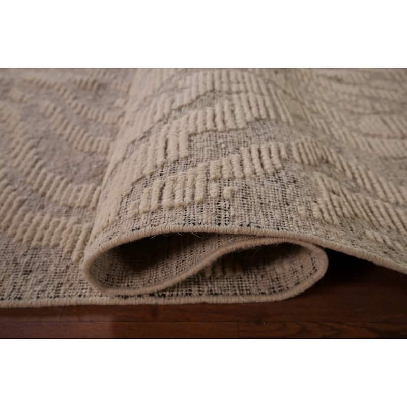 All-Over Moroccan Abstract Area Rug Handmade Wool Carpet - 7'11"x 10'4"