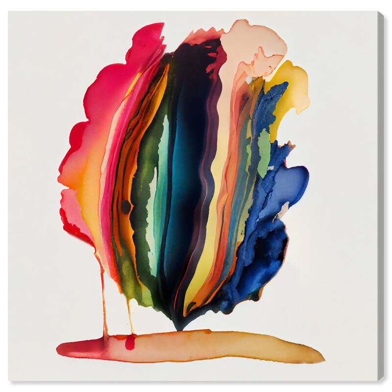 Wynwood Studio Canvas Abstract Obvidas Red and Modern & Contemporary Wall Art Canvas Print