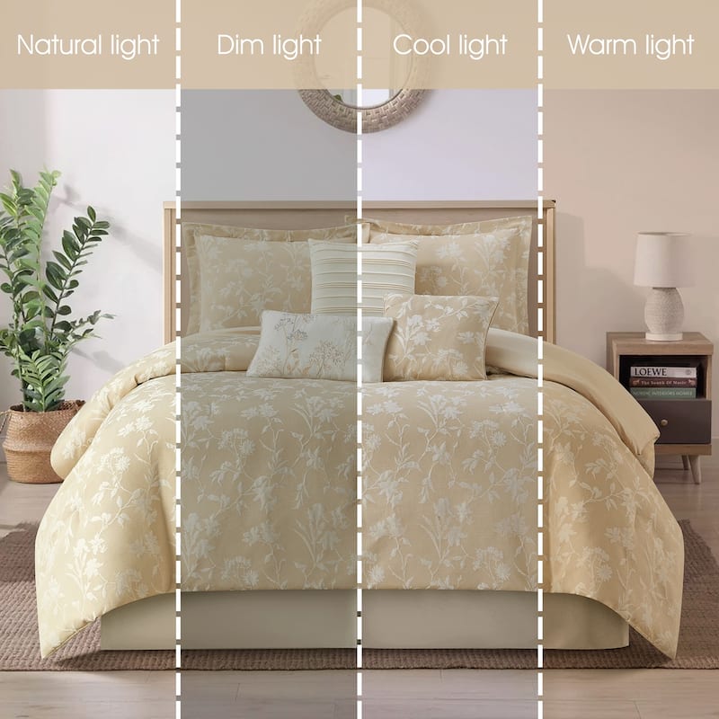 Nanshing Keoni 7 Piece Floral Comforter Set