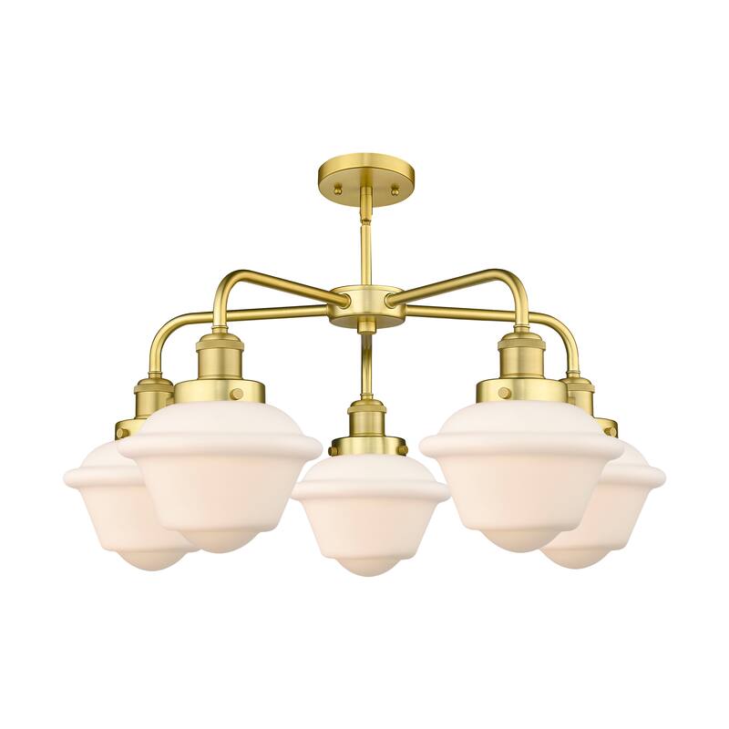 Innovations Lighting Oxford - 5 Light 25" Stem Hung Chandelier