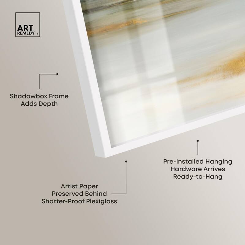 Misty Expanse I Shadowbox by Art Remedy