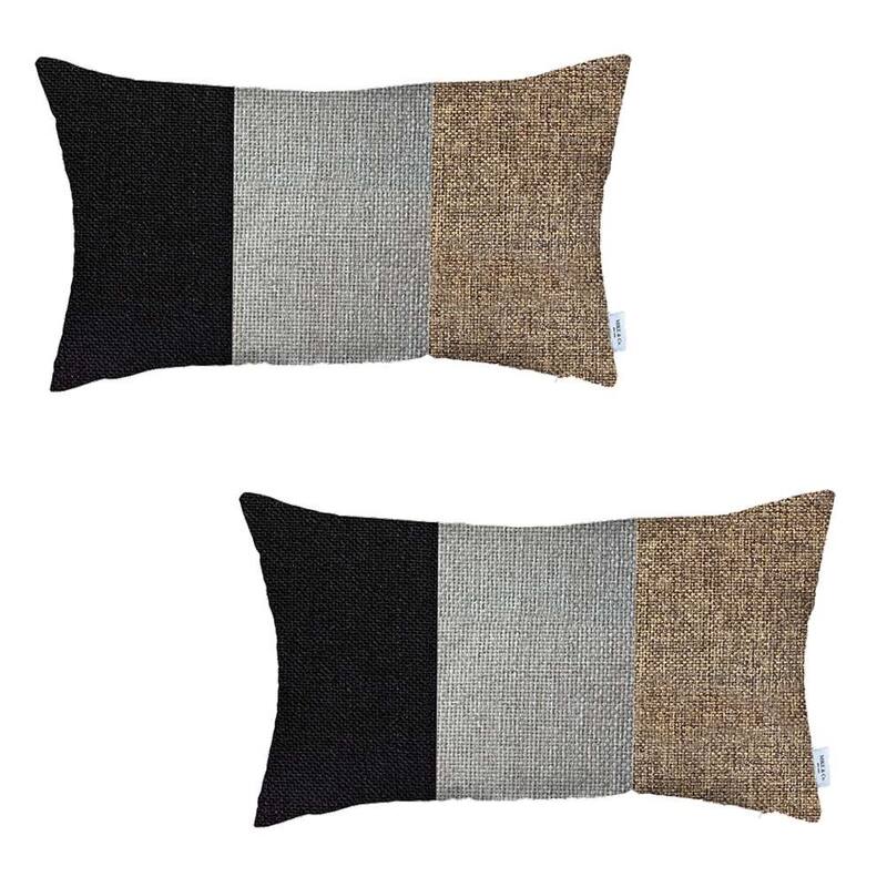 Boho-Chic Decorative Houndstooth Jacquard Pillow Covers 2 PCS