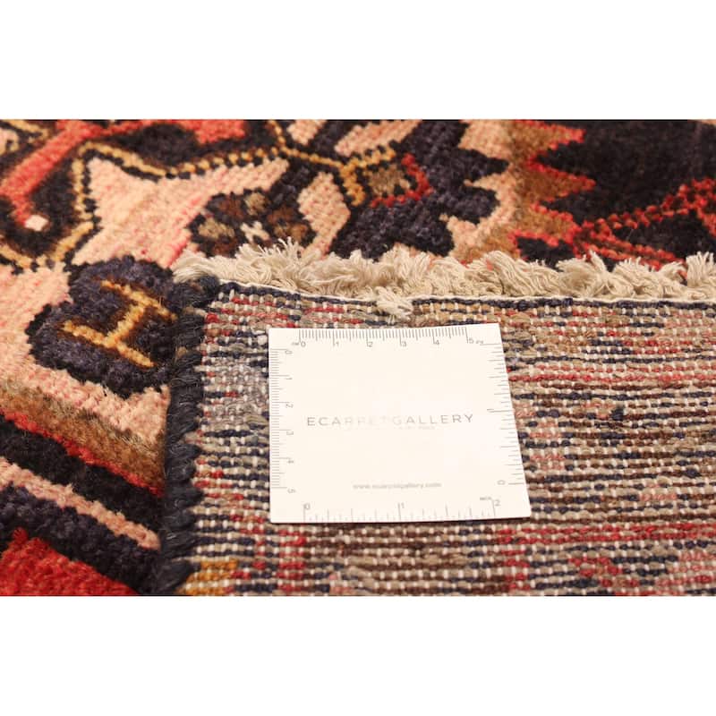 ECARPETGALLERY Hand-knotted Andelz Red Wool Rug - 3'5 x 9'9