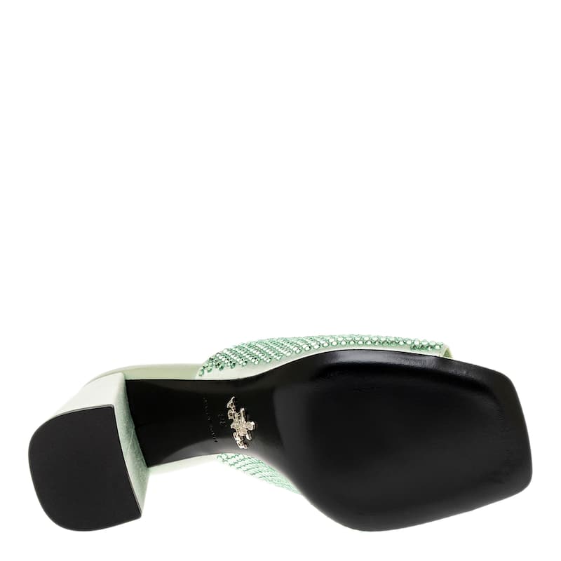 Prada Crystal Embellished Mules