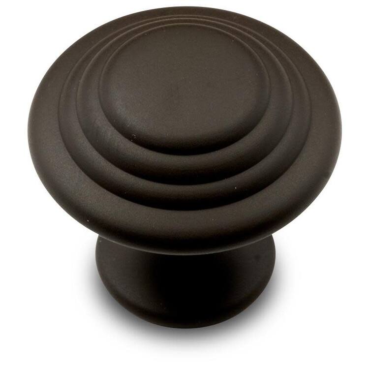 RK International CK 9214 Stepped Ring 1-1/4" Round Solid Metal - Oil Rubbed Bronze