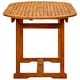 preview thumbnail 27 of 42, vidaXL Garden Dining Table (59.1"-78.7")x39.4"x29.5" Solid Acacia Wood
