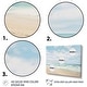 preview thumbnail 3 of 11, Designart "Beach Photo Coastal Tranquility III" Nautical & Beach Framed Canvas Prints