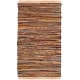 preview thumbnail 46 of 82, SAFAVIEH Handmade Rag Rug Bookem Casual Stripe Cotton Rug with Fringe 2' x 3' - Gold/Multi - Rectangle