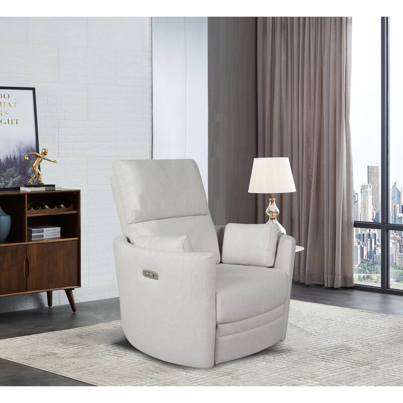 Compass Upholstered Power Swivel Glider