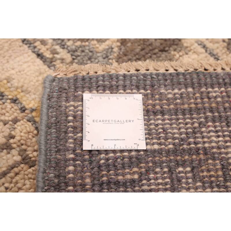 ECARPETGALLERY Hand-knotted Jules Serapi Dark Blue Wool Rug - 7'11 x 9'10