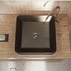 preview thumbnail 9 of 9, Alula Bench Mount Ceramic Square Vessel Bathroom Sink