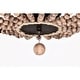 preview thumbnail 7 of 9, Ovid 16 Inch Bead Vintage Semi Flush Mount 3-Light