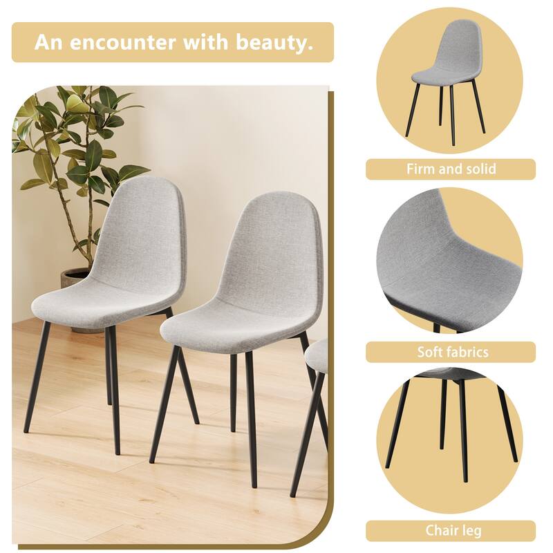 Dining Chairs Set Of 4 Modern Kitchen Dining Chairs