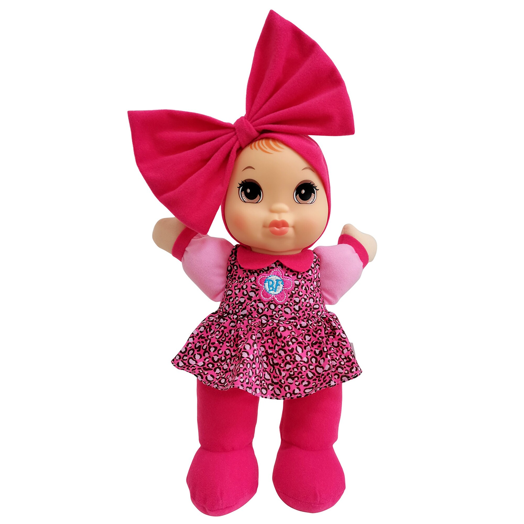XXBaby's First Kisses Baby Doll Toy with Animal Print Top - All