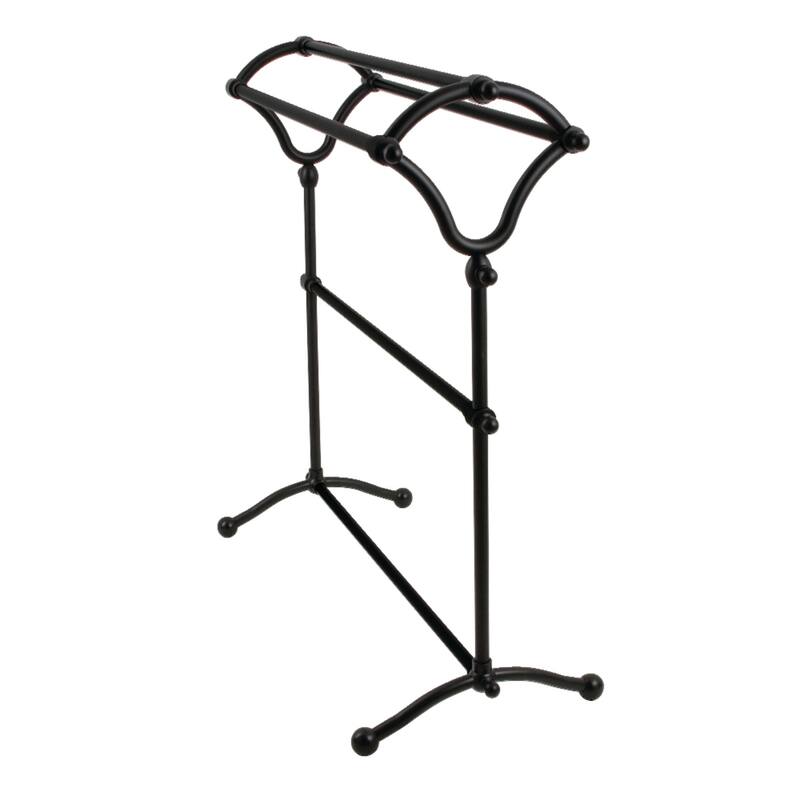 Kingston Brass Edenscape Freestanding Y-Type Towel Rack - Matte Black