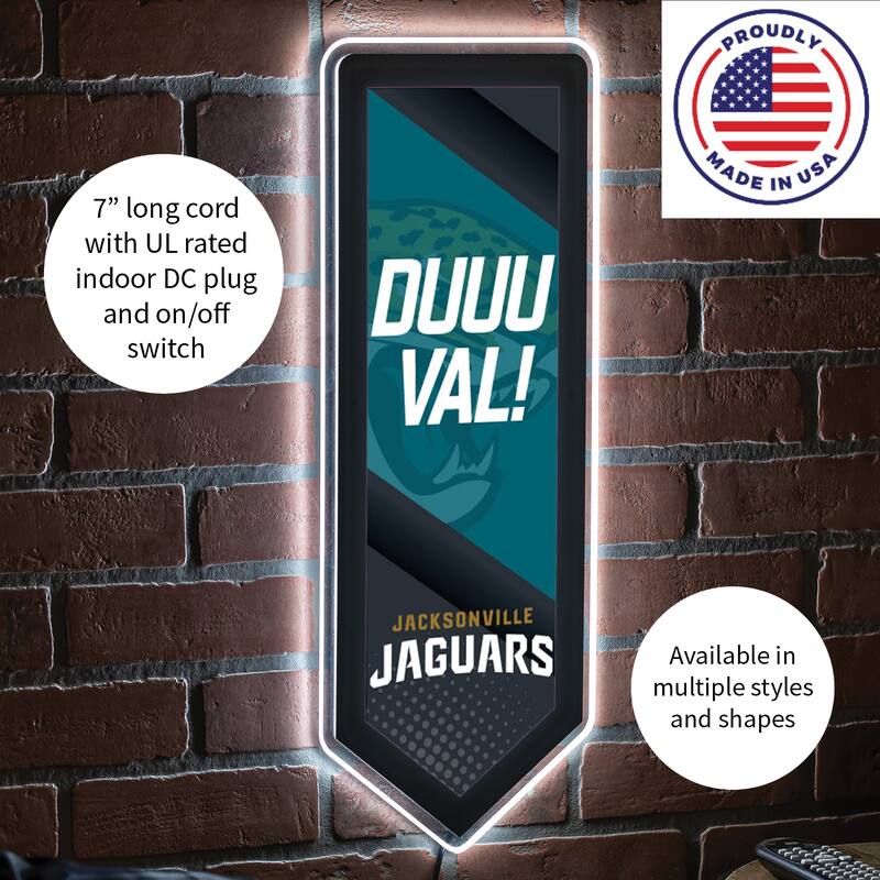 Jacksonville Jaguars LED Lighted Sign