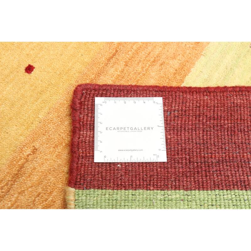 ECARPETGALLERY Hand Loomed Kashkuli Gabbeh Copper Wool Rug - 3'11 x 5'8