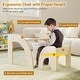 preview thumbnail 20 of 18, Costway Kids Desk and Chair Set Wooded Toddler Table and Chair Set - See Details