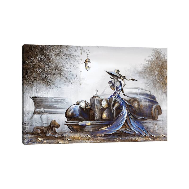 iCanvas "Lady In Blue" by Raen Canvas Print