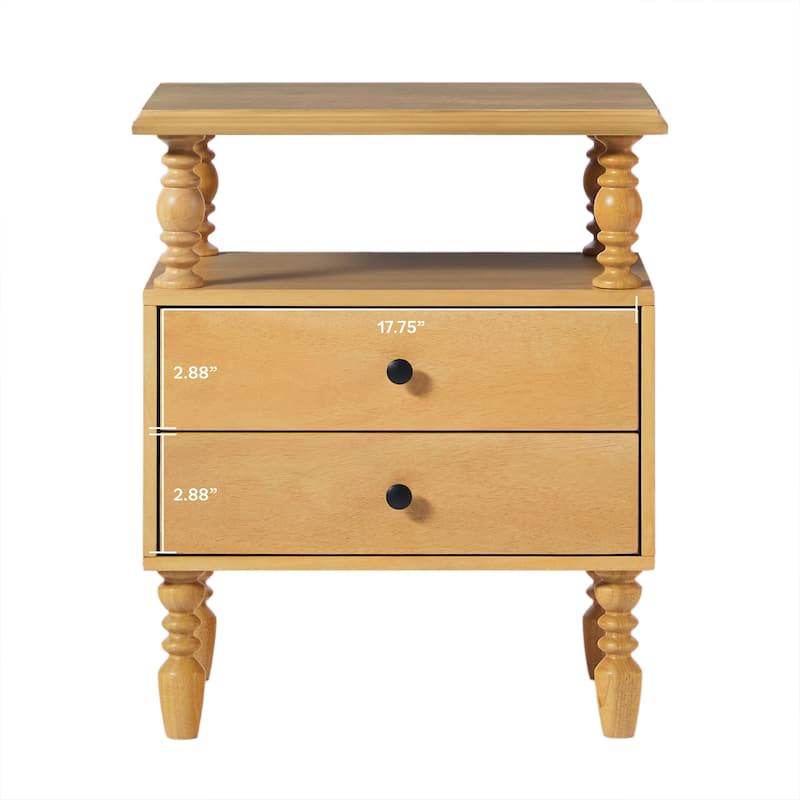 Walker Edison King Bed with Dresser and 2-Drawer Nightstands Bedroom Set