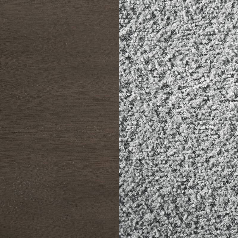 Perkins Dark Brown Upholstered Dining Side Chair (Set of 2)