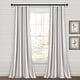 preview thumbnail 3 of 85, Lush Decor Farmhouse Stripe Yarn Dyed Cotton Window Curtain Panel Pair 84" x 42" - Gray