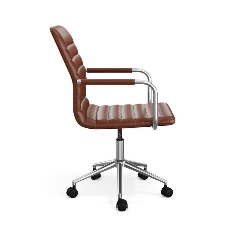 Martha Stewart Upholstered Swivel Office Chair