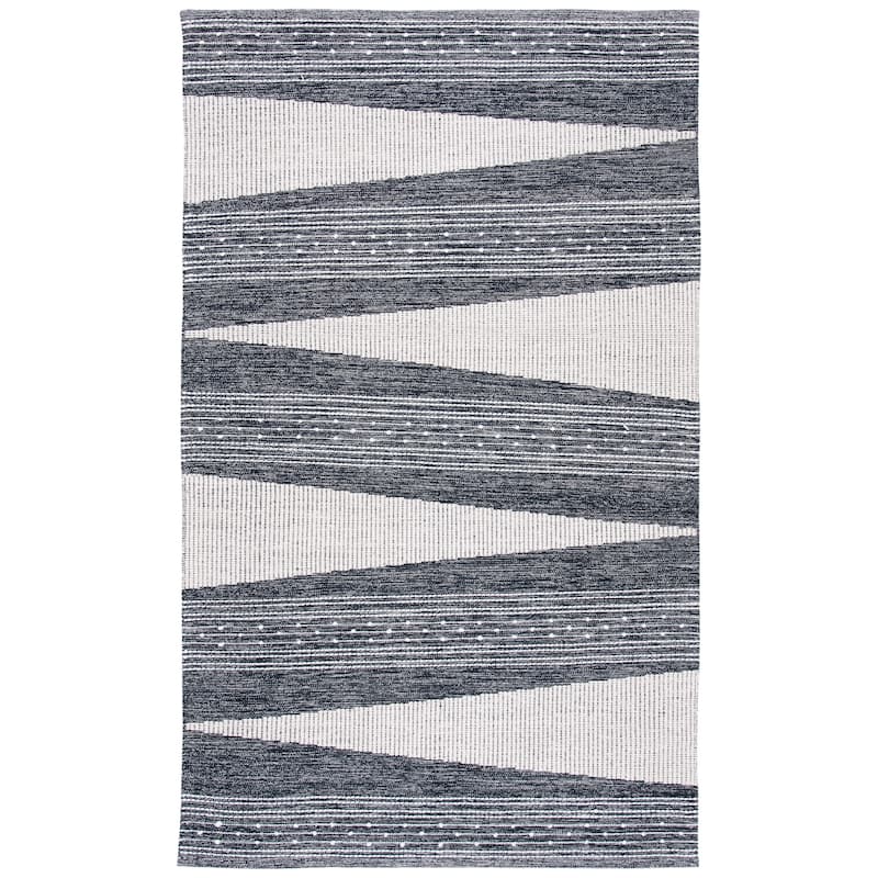 SAFAVIEH Handmade Striped Kilim Carina Modern Cotton Rug
