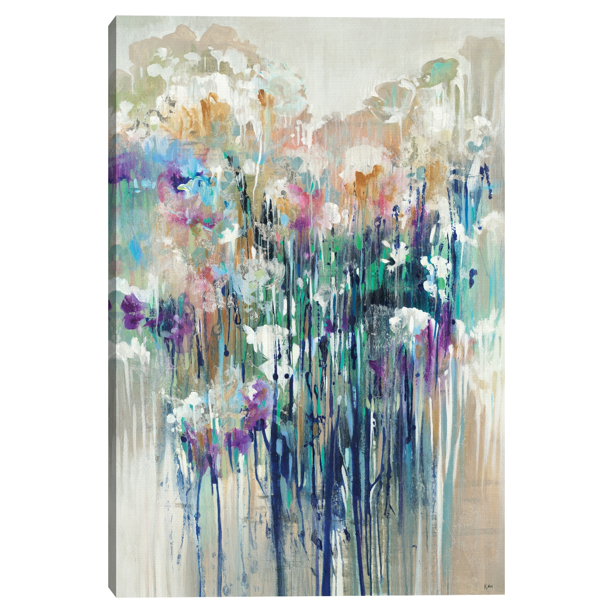 Glitter Field by K. Nari Canvas Art Print