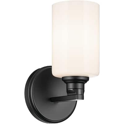 Kichler 55224 Gioe 10" Tall Bathroom Sconce with Opal Glass Shade