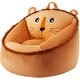 preview thumbnail 11 of 38, Heritage Kids Squishy Character Bean Bag Chair for Kids Brown