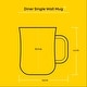 preview thumbnail 6 of 8, JoyJolt Diner Glass Coffee Mug with Handle - 16 oz