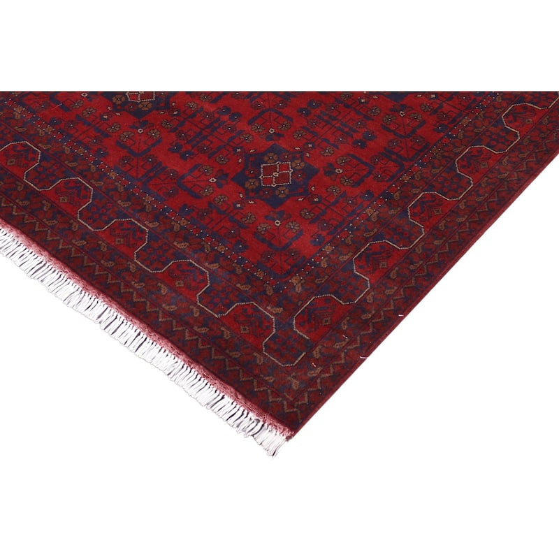 Southwestern Biljik Khal Mohammadi Kyra Red/Blue Rug - 4'4'' x 6'0''