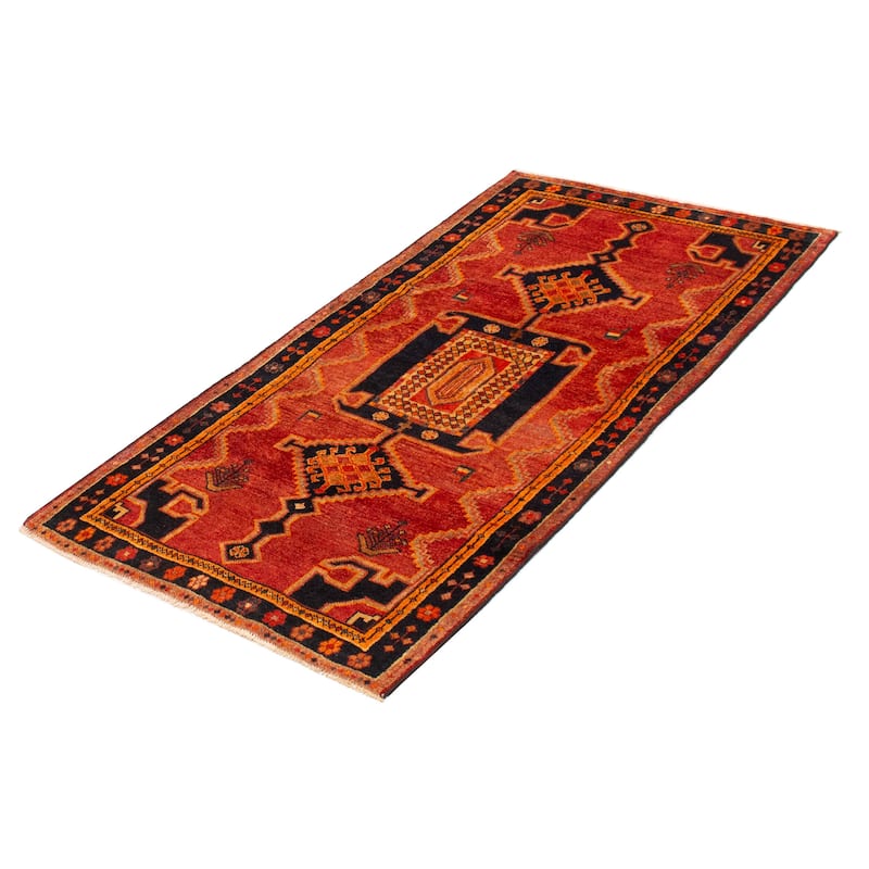 Konya Anatolian Red Rug 3'8" x 7'1" - 3'8 x 7'1