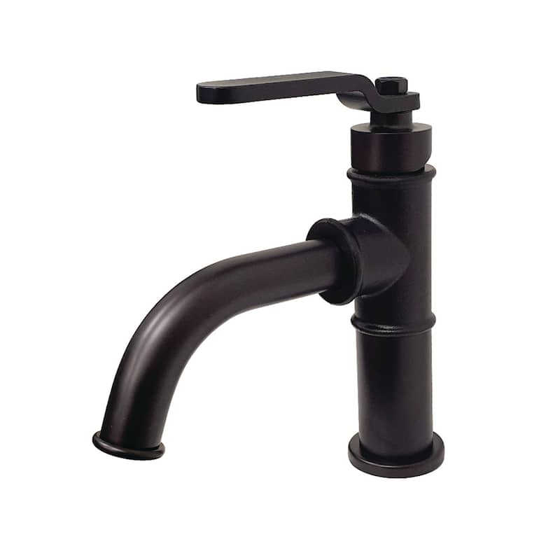Kingston Brass Whitaker Single-Handle Bathroom Faucet with Push Pop-Up - Oil Rubbed Bronze