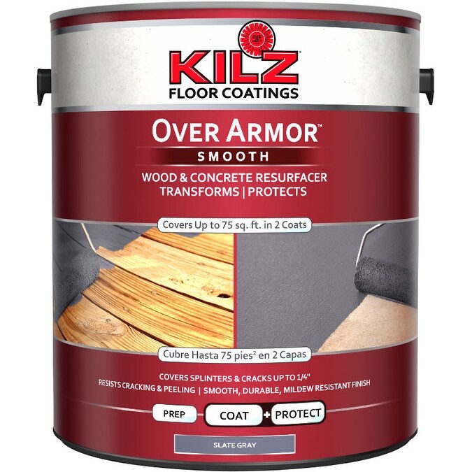 Shop Kilz L394711 Over Armor Smooth Exterior Slate Gray Wood