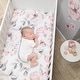 preview thumbnail 6 of 8, Lambs & Ivy Signature Botanical Baby Watercolor Floral 4-Piece Crib Bedding Set